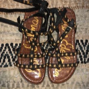 SAM EDELMAN STUDDED GLADIATOR SHOES